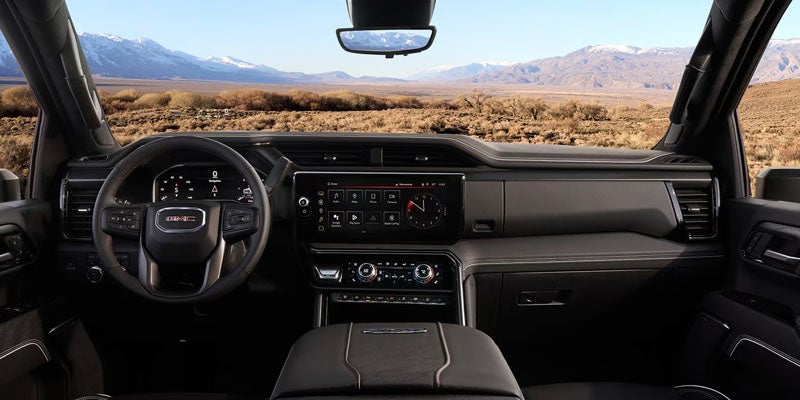 2026 GMC Sierra 2500 HD Pro dashboard and driver cockpit interior