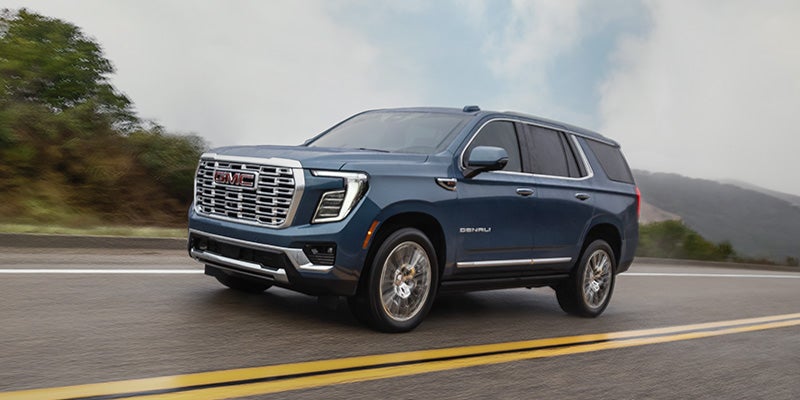 2026 GMC Yukon driving on an open highway