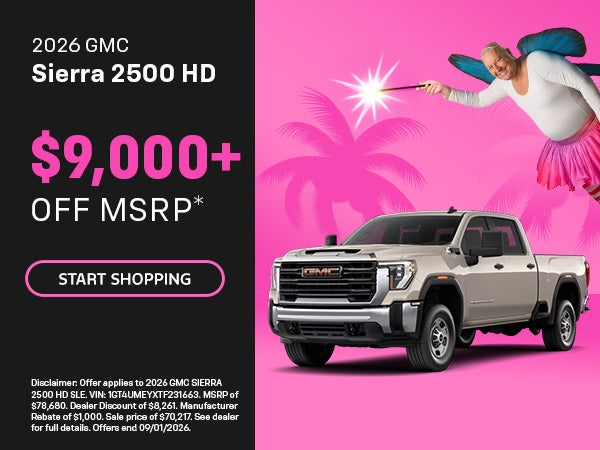 2026 GMC SIERRA 2500 HD Offer