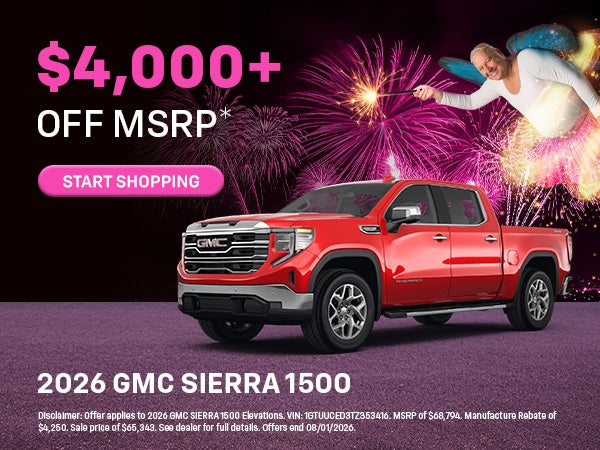 2026 GMC SIERRA 1500 Offer